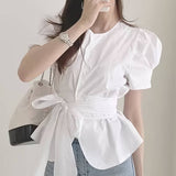 Kasi - Elegáns blúz puffos ujjakkal