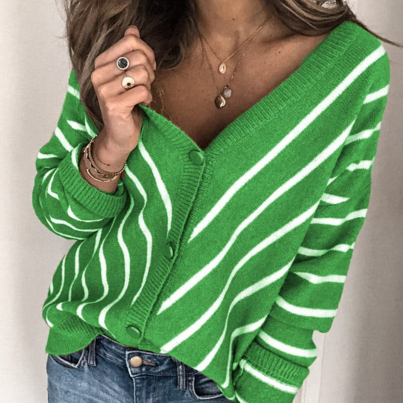 Nicole - Divatos hosszú ujjú pulóver