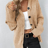 Adele kapucnis kardigán | Hétvégi kapucnis pulóver