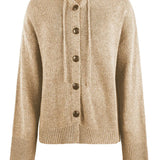 Adele kapucnis kardigán | Hétvégi kapucnis pulóver