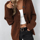 Adele kapucnis kardigán | Hétvégi kapucnis pulóver