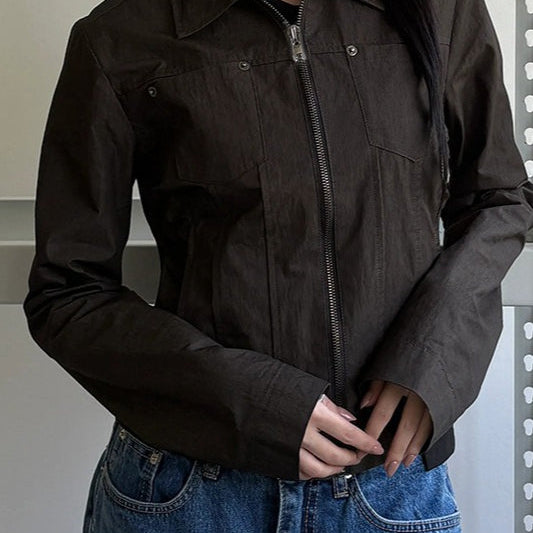 Egyszerű, cipzáras univerzális dzseki