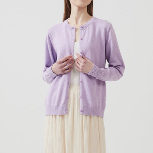 Kerek nyakú pamut mellény