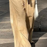 Női overál – váll nélküli – magas derekú öv – lenge, bő szabású