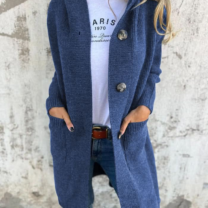 Elegáns és kényelmes mintás kardigán nőknek