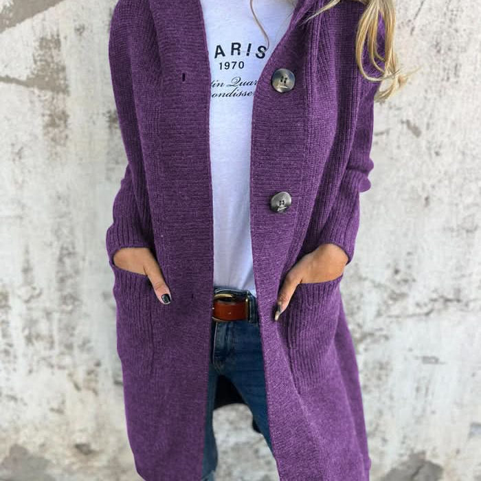 Elegáns és kényelmes mintás kardigán nőknek