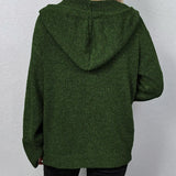 Adele kapucnis kardigán | Hétvégi kapucnis pulóver