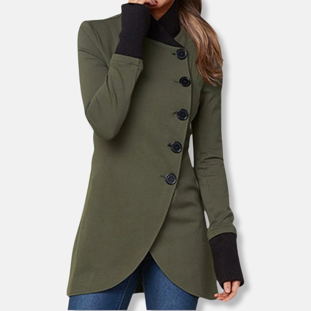 Olivia átlós gombos kardigán | Női kardigán