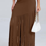 Gótikus miniszoknya punk rojtokkal