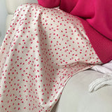 Magas derekú virágmintás sellőszoknya