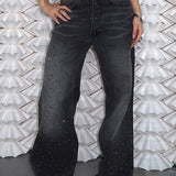 fakó farmer strassz színátmenettel