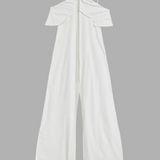 Női overál – váll nélküli – széles szárú – pántos – lezser stílus