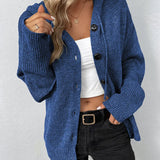 Adele kapucnis kardigán | Hétvégi kapucnis pulóver