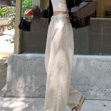 Ellen - Modern, bő szárú, magas derekú nadrág