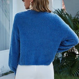 Rövid, túlméretezett kötött kardigán