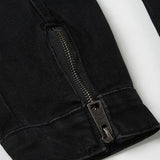 fakó fekete farmerdzseki