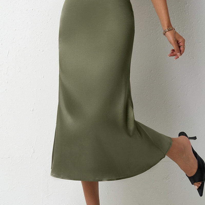 sellőfarok szatén szoknya