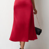 sellőfarok szatén szoknya