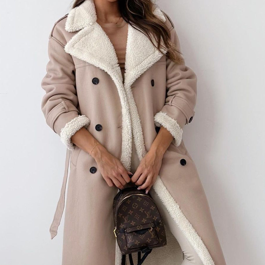 Megfordítható polárkabát állógallérral