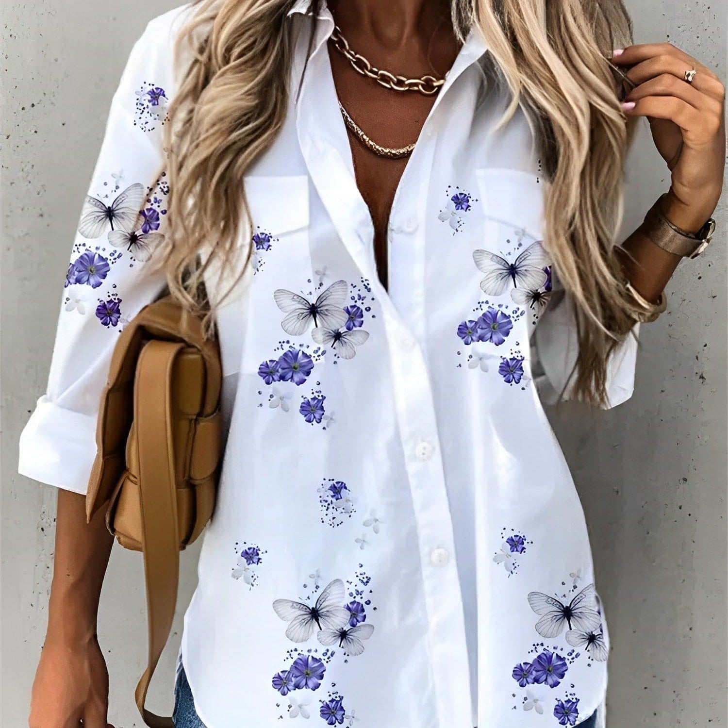 Iva - Kiváló minőségű fehér blúzok gyönyörű mintákkal