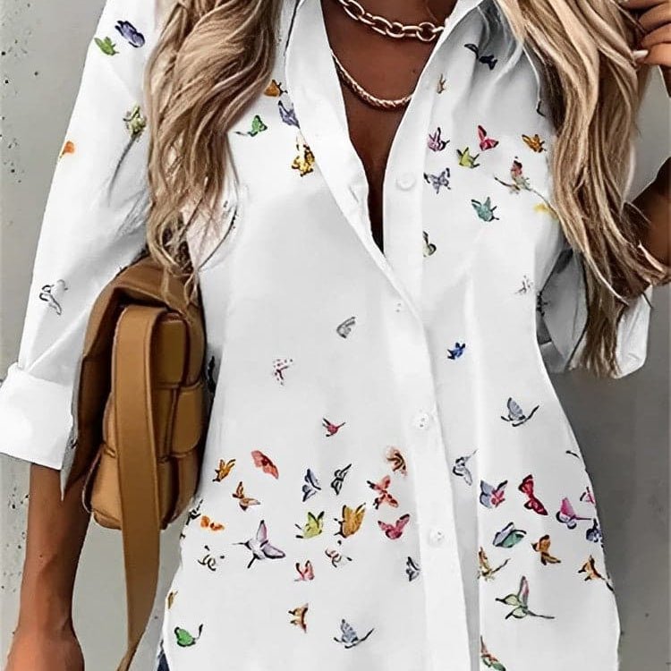 Iva - Kiváló minőségű fehér blúzok gyönyörű mintákkal