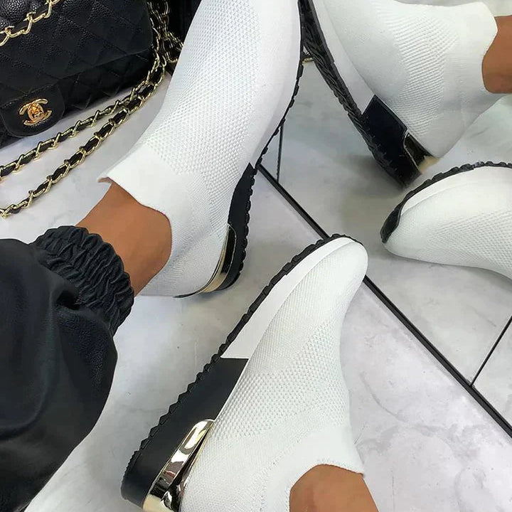 Női tornacipők - Bebújós kényelem - Lélegző háló - Csúszásgátló talp