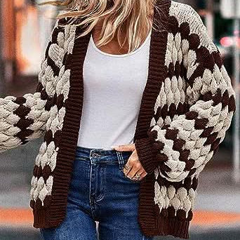 Elegáns, kényelmes, sokoldalú női kötött kardigán