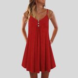 Kelly - Kényelmes pamut ruha gombokkal