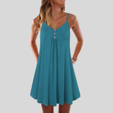 Kelly - Kényelmes pamut ruha gombokkal