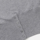 Hímzett pamut mellény V-nyakkal