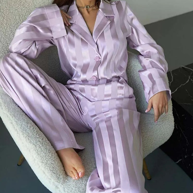 Kétrészes szett: rózsaszín mintás, felhajtható irodai nadrág