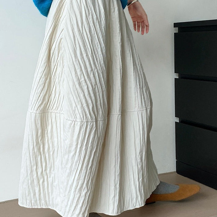 Vintage steppelt pamut midi szoknya