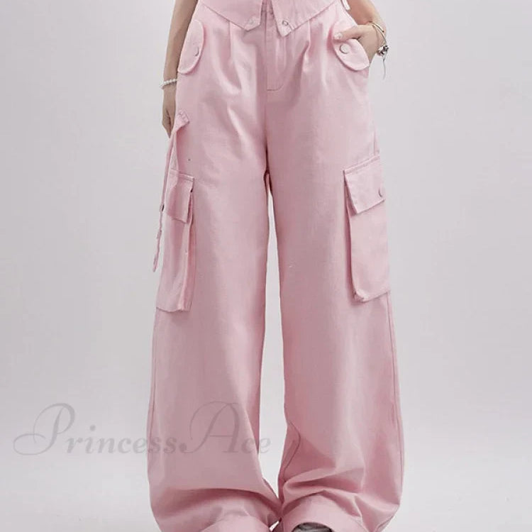 Elegáns és bő szabású, zöld színű, gombos boyfriend farmer