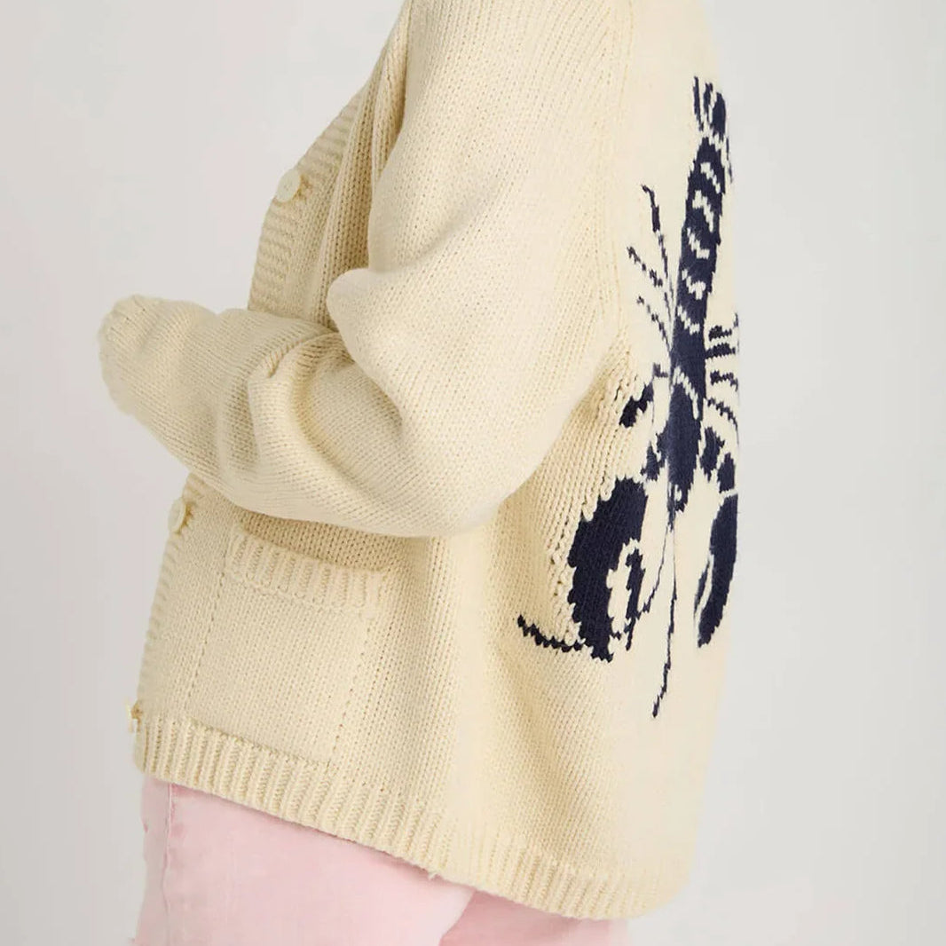 Homármintás kötött mellény