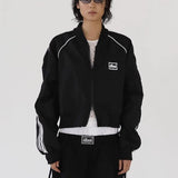 hímzett retró bomberdzseki