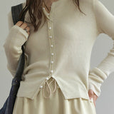 Elegáns gyapjú kötött mellény