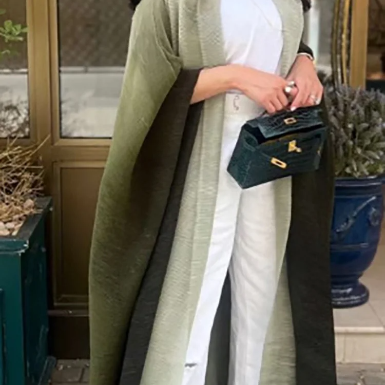 Női ballonkabát – Túlméretezett szabás – Rakott textúra – Sálgallér – Denevérszárnyú ujjak