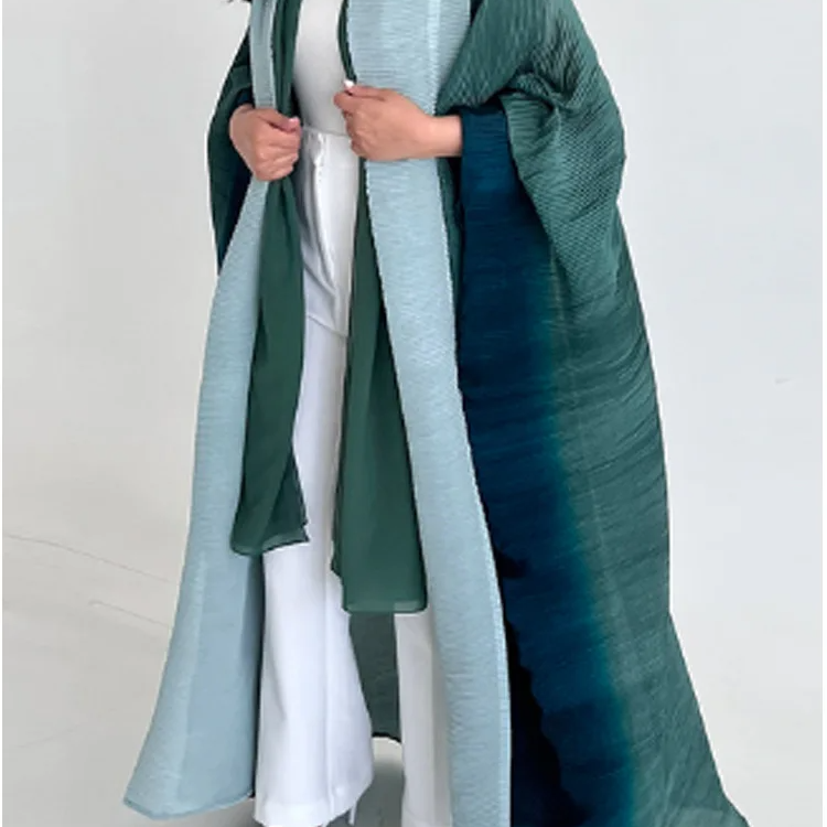 Női ballonkabát – Túlméretezett szabás – Rakott textúra – Sálgallér – Denevérszárnyú ujjak