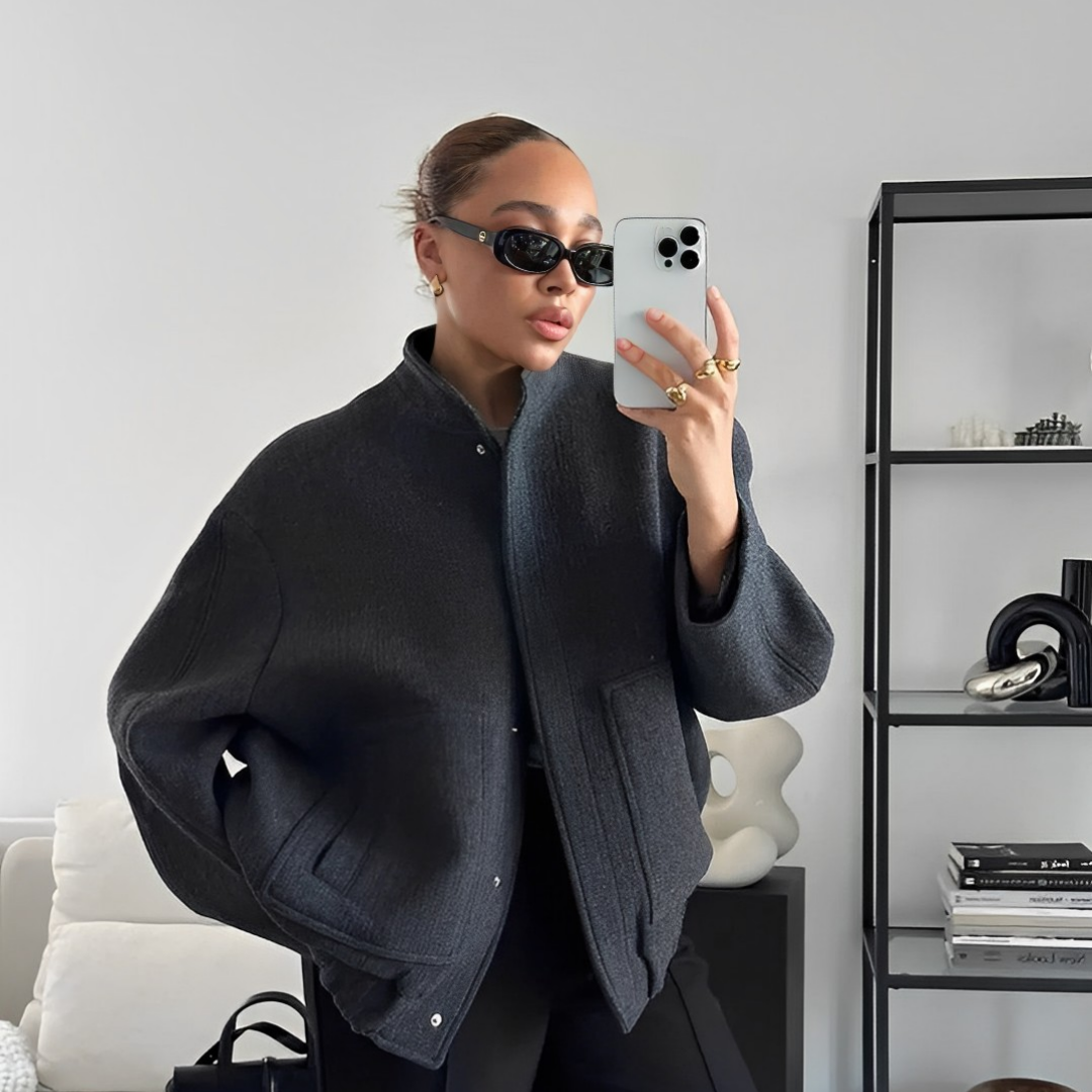 Elegáns tavaszi pilótadzseki nőknek