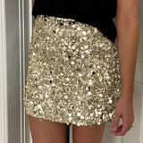 Mini testhezálló szoknya flitteres szegéllyel