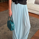 Hosszú, lenge, sikkes sifon szoknya