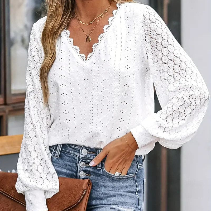 Kari - Gyönyörű blúz légies ujjakkal