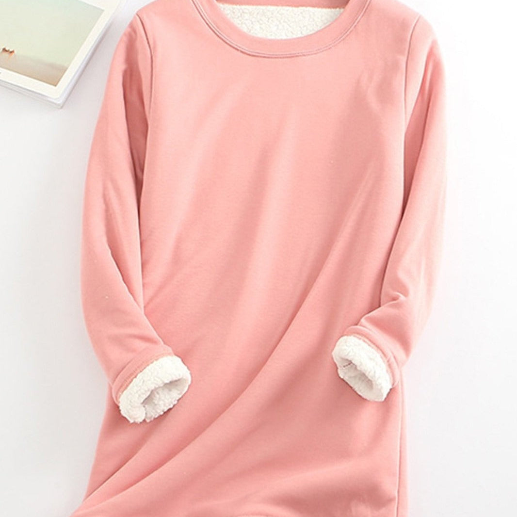 Női tunika – Hosszú ujjú – Laza szabású – Meleg, puha bélés