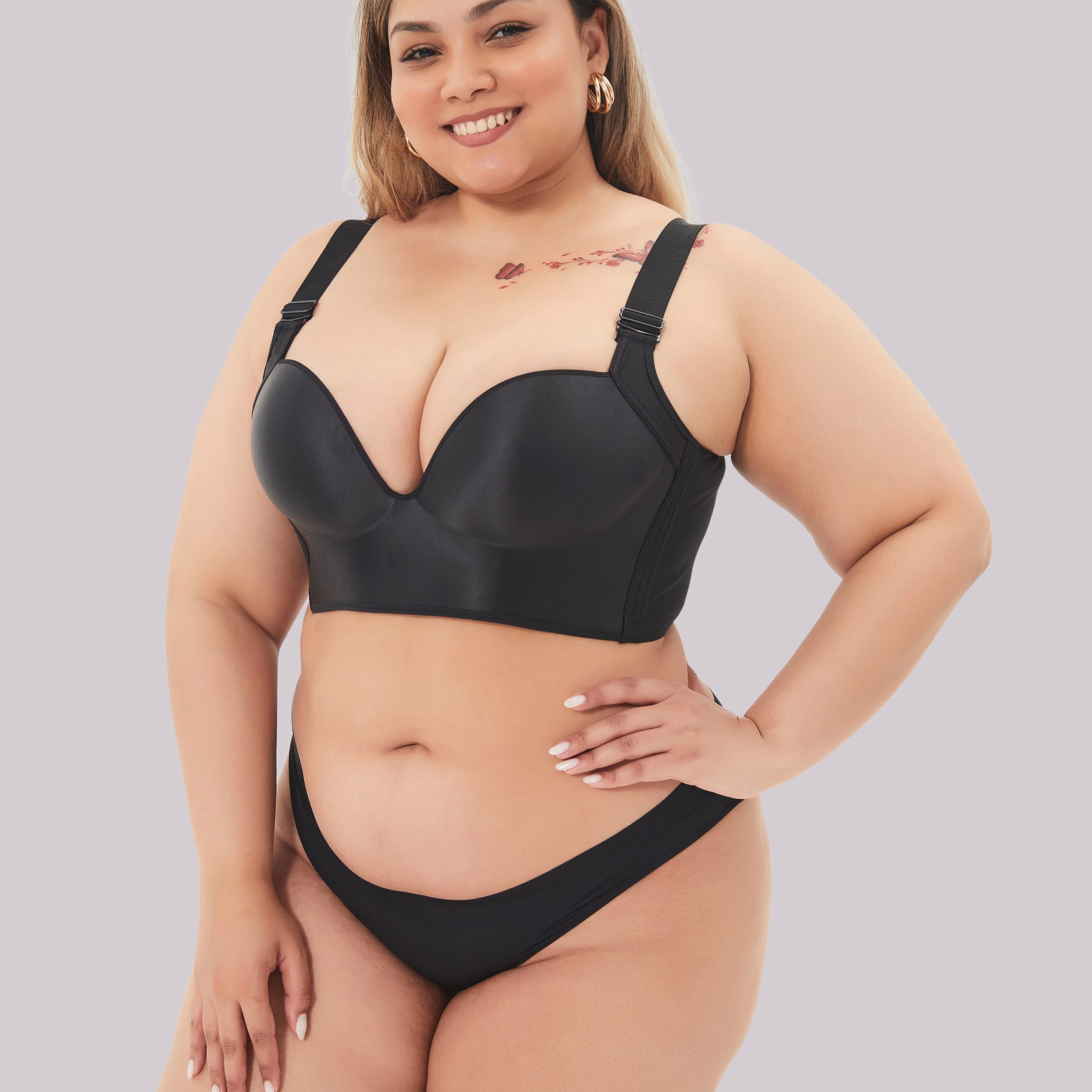 Női alakformáló melltartó – Formázott kosarak – Varrás nélküli – Állítható pántok