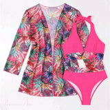 Háromrészes, magas derekú, hát nélküli kimonó szett