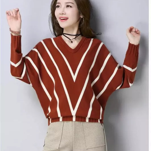 Nicole - Divatos hosszú ujjú pulóver