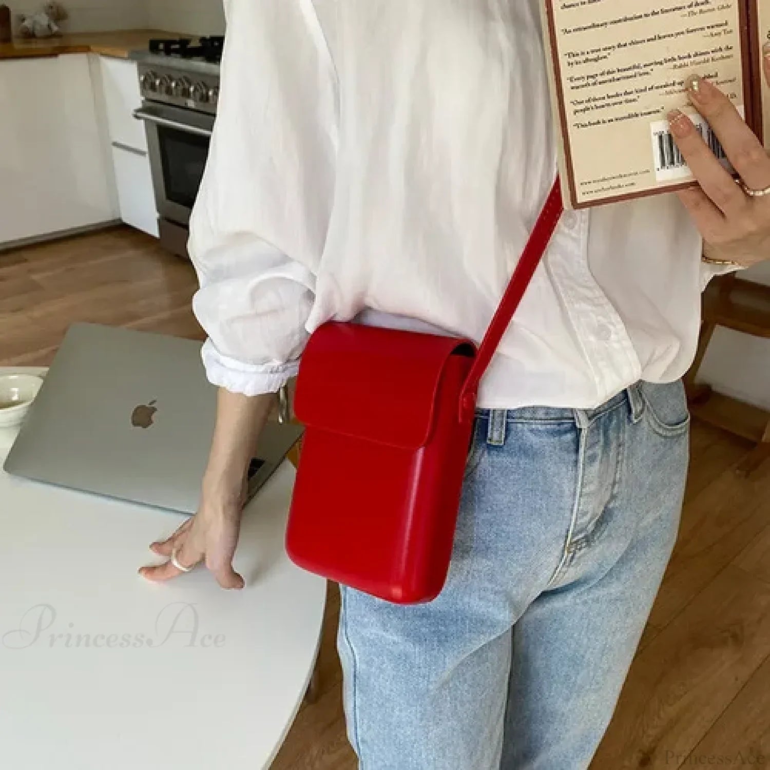 Női Mini Retro Négyzet alakú Crossbody Kézitáska