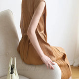 Fűzős, ráncolt midi ruha